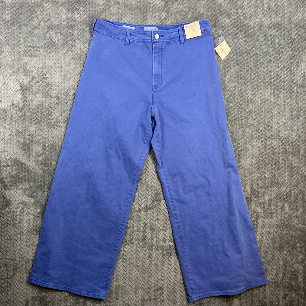 Universal Thread High Rise Sailor Wide Leg Jeans Women's 14 Blue NWT